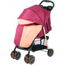 Детская коляска Babyhit Simpy (бордовый/оранжевый)